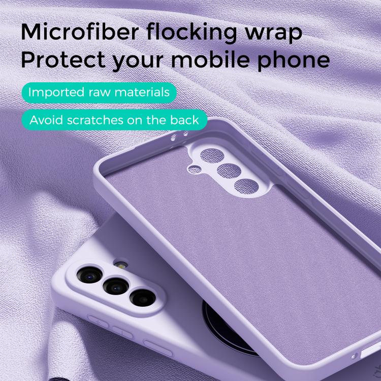 Custodia per telefono ABEEL in silicone liquido magnetico, delicata sulla pelle, con supporto., For Samsung Galaxy A57 5G, For Samsung Galaxy A37 5G, For Galaxy A27 5G