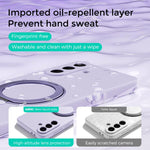 Custodia per telefono ABEEL in silicone liquido magnetico, delicata sulla pelle, con supporto., For Samsung Galaxy A57 5G, For Samsung Galaxy A37 5G, For Galaxy A27 5G