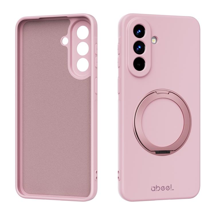 Custodia per telefono ABEEL in silicone liquido magnetico, delicata sulla pelle, con supporto., For Samsung Galaxy A57 5G, For Samsung Galaxy A37 5G, For Galaxy A27 5G