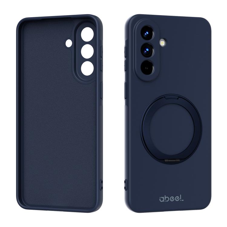 Custodia per telefono ABEEL in silicone liquido magnetico, delicata sulla pelle, con supporto., For Samsung Galaxy A57 5G, For Samsung Galaxy A37 5G, For Galaxy A27 5G