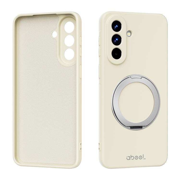 Custodia per telefono ABEEL in silicone liquido magnetico, delicata sulla pelle, con supporto., For Samsung Galaxy A57 5G, For Samsung Galaxy A37 5G, For Galaxy A27 5G