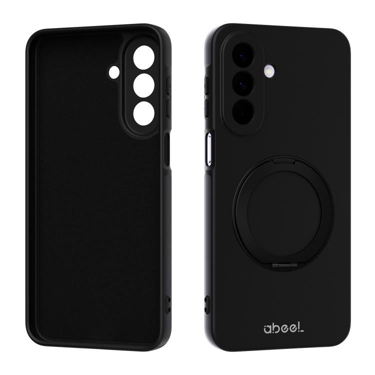 Custodia per telefono ABEEL in silicone liquido magnetico, delicata sulla pelle, con supporto., For Samsung Galaxy A57 5G, For Samsung Galaxy A37 5G, For Galaxy A27 5G