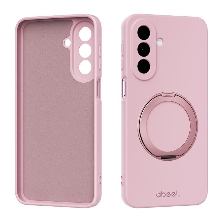 Custodia per telefono ABEEL in silicone liquido magnetico, delicata sulla pelle, con supporto., For Samsung Galaxy A57 5G, For Samsung Galaxy A37 5G, For Galaxy A27 5G
