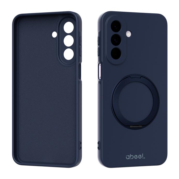 Custodia per telefono ABEEL in silicone liquido magnetico, delicata sulla pelle, con supporto., For Samsung Galaxy A57 5G, For Samsung Galaxy A37 5G, For Galaxy A27 5G