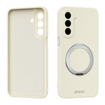 Custodia per telefono ABEEL in silicone liquido magnetico, delicata sulla pelle, con supporto., For Samsung Galaxy A57 5G, For Samsung Galaxy A37 5G, For Galaxy A27 5G