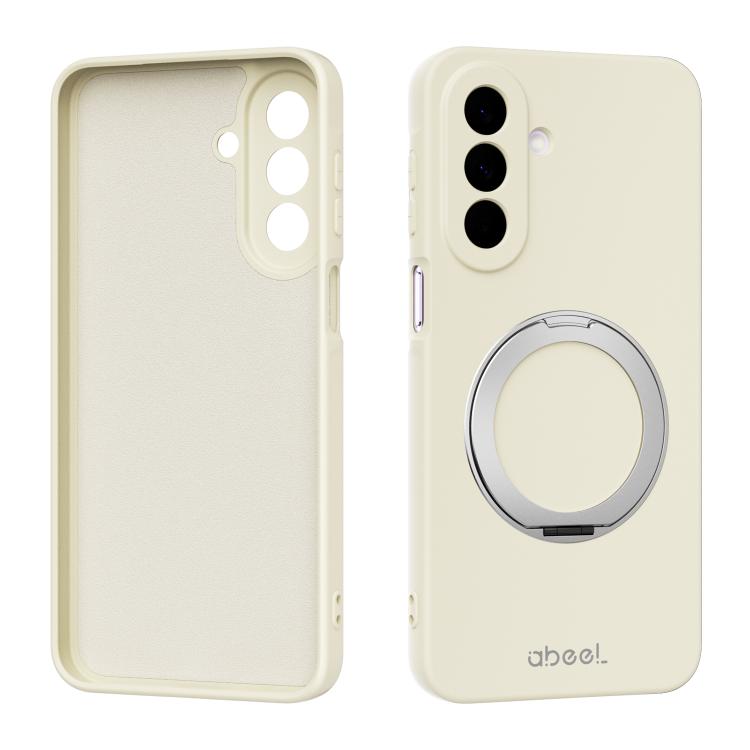 Custodia per telefono ABEEL in silicone liquido magnetico, delicata sulla pelle, con supporto., For Samsung Galaxy A57 5G, For Samsung Galaxy A37 5G, For Galaxy A27 5G