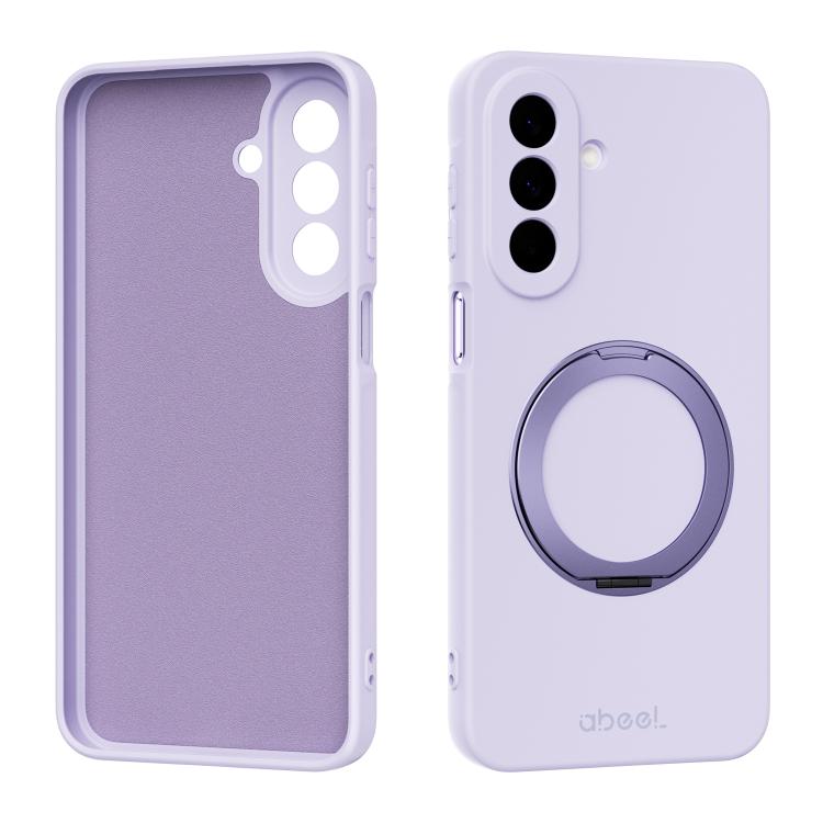Custodia per telefono ABEEL in silicone liquido magnetico, delicata sulla pelle, con supporto., For Samsung Galaxy A57 5G, For Samsung Galaxy A37 5G, For Galaxy A27 5G