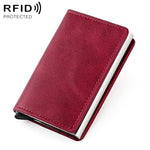 Borsa porta carte RFID in lega di alluminio KB260