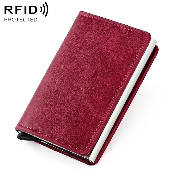 Borsa porta carte RFID in lega di alluminio KB260