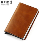 Borsa porta carte RFID in lega di alluminio KB260