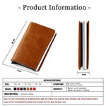 Borsa porta carte RFID in lega di alluminio KB260