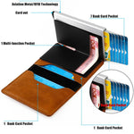 Borsa porta carte RFID in lega di alluminio KB260