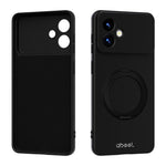 Custodia per telefono ABEEL in silicone liquido magnetico, delicata sulla pelle, con supporto., For Samsung Galaxy S26 Edge 5G, For Samsung Galaxy S26 Ultra 5G, For Samsung Galaxy S26 5G