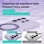 Custodia per telefono ABEEL in silicone liquido magnetico, delicata sulla pelle, con supporto., For Samsung Galaxy S26 Edge 5G, For Samsung Galaxy S26 Ultra 5G, For Samsung Galaxy S26 5G