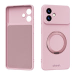 Custodia per telefono ABEEL in silicone liquido magnetico, delicata sulla pelle, con supporto., For Samsung Galaxy S26 Edge 5G, For Samsung Galaxy S26 Ultra 5G, For Samsung Galaxy S26 5G