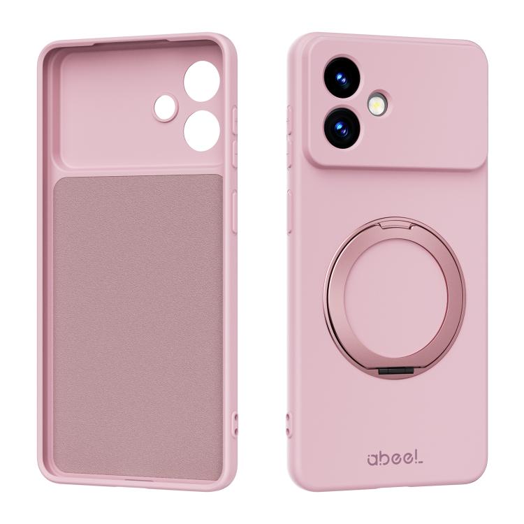 Custodia per telefono ABEEL in silicone liquido magnetico, delicata sulla pelle, con supporto., For Samsung Galaxy S26 Edge 5G, For Samsung Galaxy S26 Ultra 5G, For Samsung Galaxy S26 5G