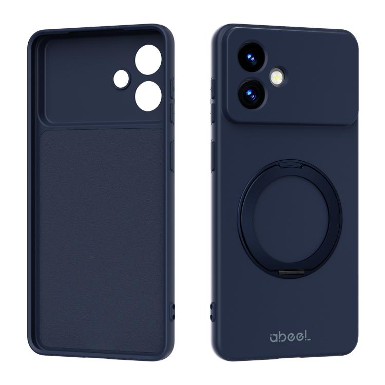 Custodia per telefono ABEEL in silicone liquido magnetico, delicata sulla pelle, con supporto., For Samsung Galaxy S26 Edge 5G, For Samsung Galaxy S26 Ultra 5G, For Samsung Galaxy S26 5G