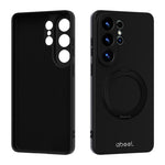 Custodia per telefono ABEEL in silicone liquido magnetico, delicata sulla pelle, con supporto., For Samsung Galaxy S26 Edge 5G, For Samsung Galaxy S26 Ultra 5G, For Samsung Galaxy S26 5G