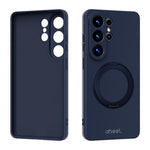 Custodia per telefono ABEEL in silicone liquido magnetico, delicata sulla pelle, con supporto., For Samsung Galaxy S26 Edge 5G, For Samsung Galaxy S26 Ultra 5G, For Samsung Galaxy S26 5G