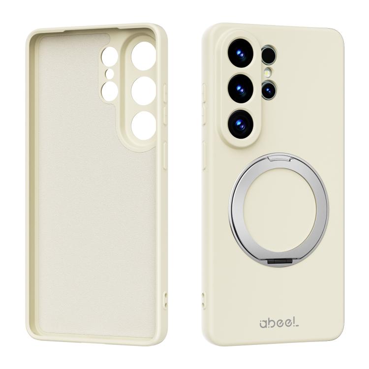Custodia per telefono ABEEL in silicone liquido magnetico, delicata sulla pelle, con supporto., For Samsung Galaxy S26 Edge 5G, For Samsung Galaxy S26 Ultra 5G, For Samsung Galaxy S26 5G