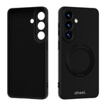 Custodia per telefono ABEEL in silicone liquido magnetico, delicata sulla pelle, con supporto., For Samsung Galaxy S26 Edge 5G, For Samsung Galaxy S26 Ultra 5G, For Samsung Galaxy S26 5G