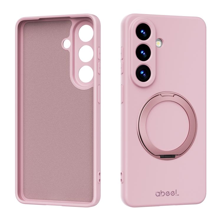 Custodia per telefono ABEEL in silicone liquido magnetico, delicata sulla pelle, con supporto., For Samsung Galaxy S26 Edge 5G, For Samsung Galaxy S26 Ultra 5G, For Samsung Galaxy S26 5G