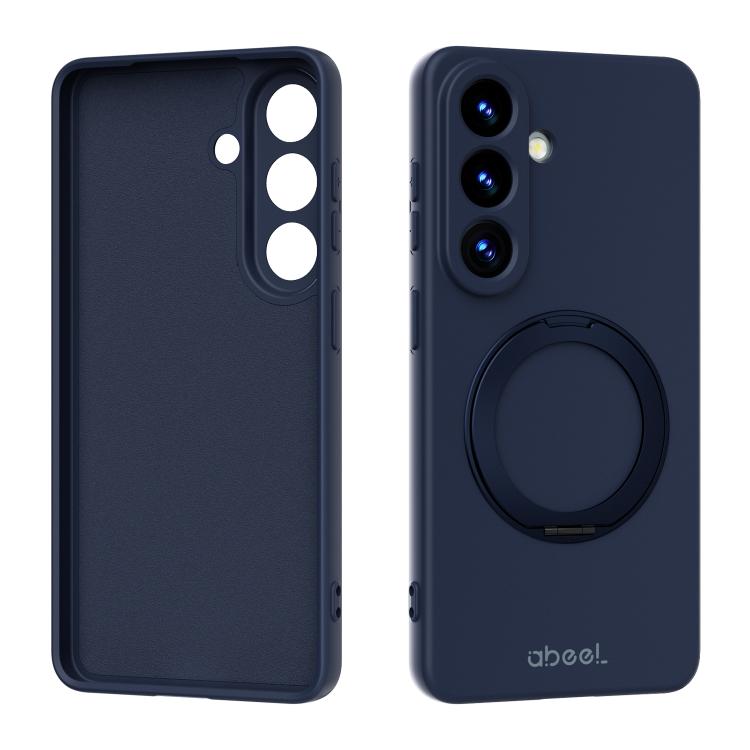 Custodia per telefono ABEEL in silicone liquido magnetico, delicata sulla pelle, con supporto., For Samsung Galaxy S26 Edge 5G, For Samsung Galaxy S26 Ultra 5G, For Samsung Galaxy S26 5G
