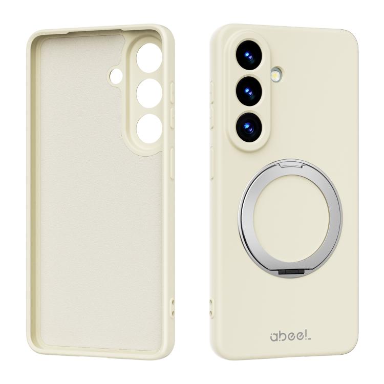 Custodia per telefono ABEEL in silicone liquido magnetico, delicata sulla pelle, con supporto., For Samsung Galaxy S26 Edge 5G, For Samsung Galaxy S26 Ultra 5G, For Samsung Galaxy S26 5G