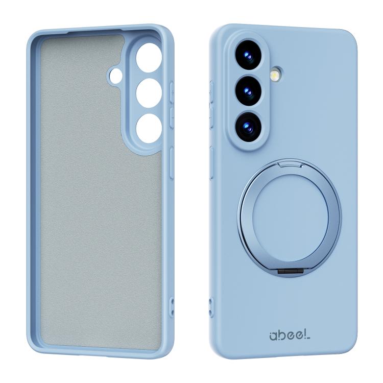 Custodia per telefono ABEEL in silicone liquido magnetico, delicata sulla pelle, con supporto., For Samsung Galaxy S26 Edge 5G, For Samsung Galaxy S26 Ultra 5G, For Samsung Galaxy S26 5G