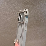 Custodia per telefono magnetica antiurto in acrilico a quattro angoli in stile drone con cordino lungo e corto., For iPhone 12, For iPhone 12 Pro Max, For iPhone 12 Pro, For iPhone 11