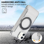 Porta carte magnetico con motivo floreale, custodia per telefono in ecopelle, For iPhone 12 / 12 Pro, For iPhone 12 Pro Max