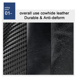 Borsa porta carte RFID a doppio strato in lega di alluminio con texture Crazy Horse KB252