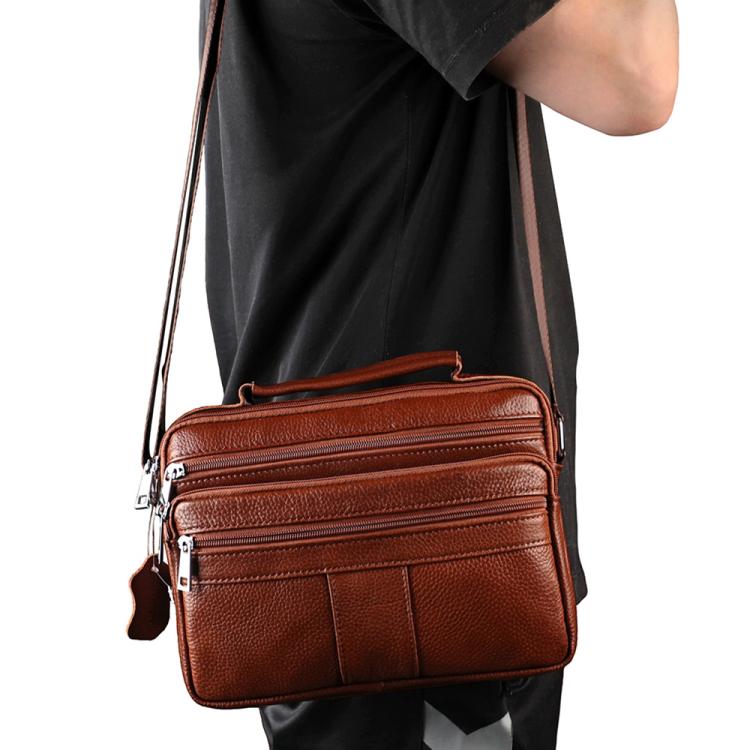 Borsa a mano/a tracolla multifunzionale in pelle bovina pieno fiore