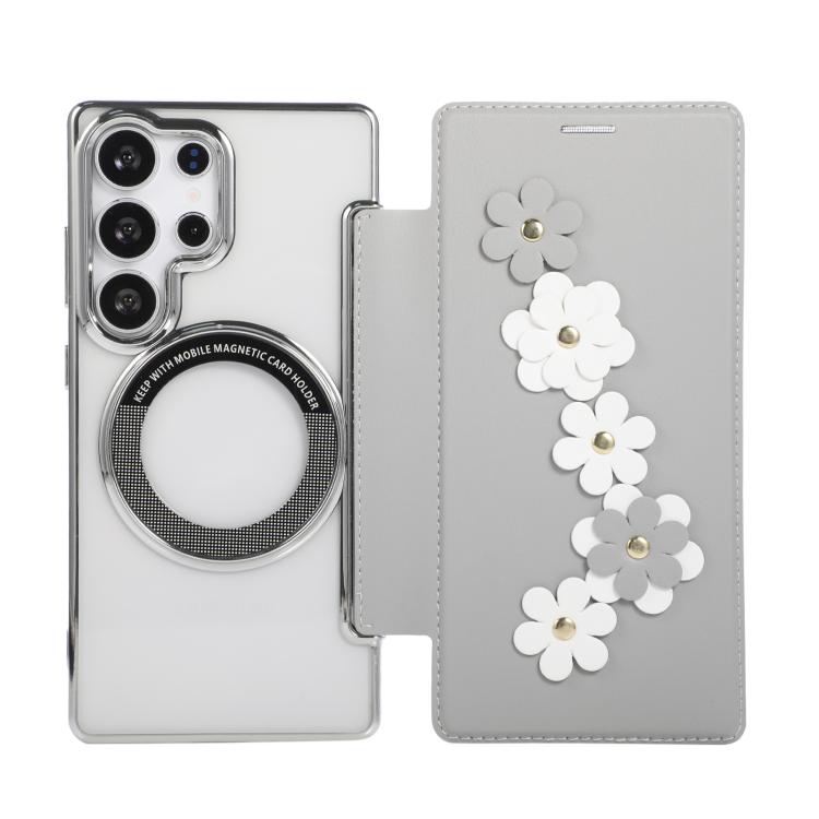 Porta carte magnetico con motivo floreale, custodia per telefono in ecopelle, For Samsung Galaxy S23 Ultra 5G, For Samsung Galaxy S23+ 5G, For Samsung Galaxy S23 5G