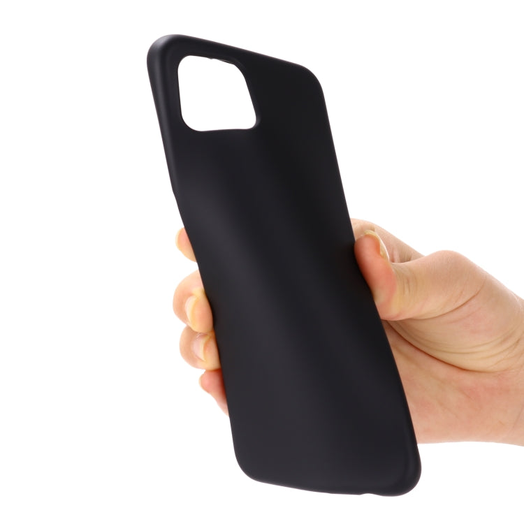 Custodia a copertura totale antiurto in silicone liquido Pure Color, For OPPO A92s / Reno4 Z 5G