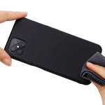 Custodia a copertura totale antiurto in silicone liquido Pure Color, For OPPO A92s / Reno4 Z 5G