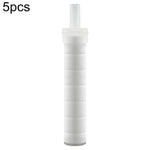 Set di 5 cartucce filtro acqua per soffione doccia in cotone PP, ideali per la cura della pelle., 16.5 x 2.6cm