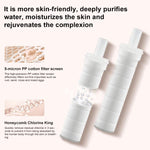 Set di 5 cartucce filtro acqua per soffione doccia in cotone PP, ideali per la cura della pelle., 16.5 x 2.6cm