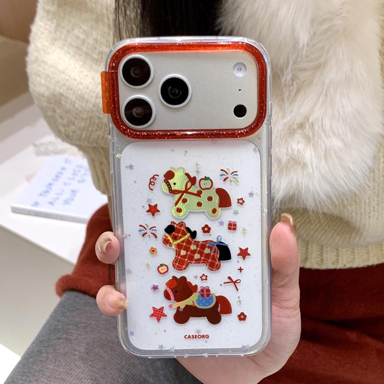Divertente cover per telefono con motivo pony per il Capodanno lunare., For iPhone 13 Pro Max, For iPhone 13 Pro, For iPhone 13