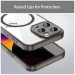 Custodia ibrida in PC TPU con airbag antiurto e MagSafe per telefono., For iPhone 15 Pro Max, For iPhone 15 Pro, For iPhone 15 Plus, For iPhone 15