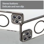 Custodia ibrida in PC TPU con airbag antiurto e MagSafe per telefono., For iPhone 15 Pro Max, For iPhone 15 Pro, For iPhone 15 Plus, For iPhone 15