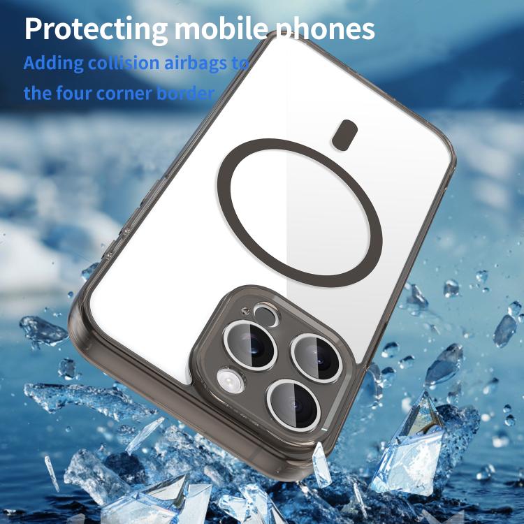 Custodia ibrida in PC TPU con airbag antiurto e MagSafe per telefono., For iPhone 15 Pro Max, For iPhone 15 Pro, For iPhone 15 Plus, For iPhone 15
