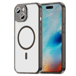 Custodia ibrida in PC TPU con airbag antiurto e MagSafe per telefono., For iPhone 15 Pro Max, For iPhone 15 Pro, For iPhone 15 Plus, For iPhone 15