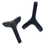 10 pezzi/confezione Gambe di supporto in metallo a tre punte per mobili Staffe di supporto