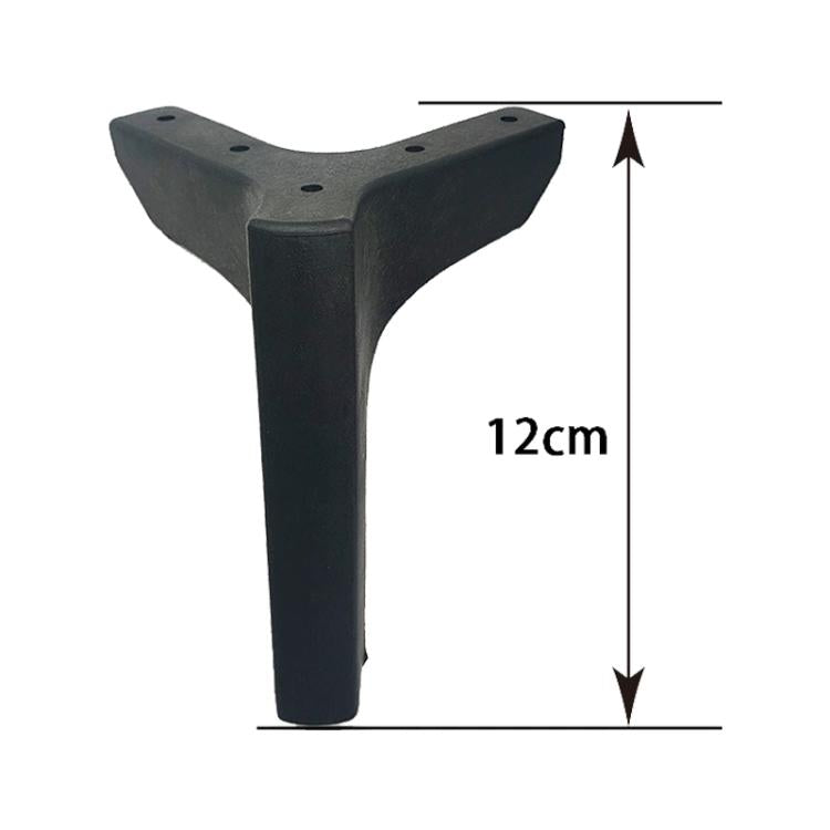 10 pezzi/confezione Gambe di supporto in metallo a tre punte per mobili Staffe di supporto