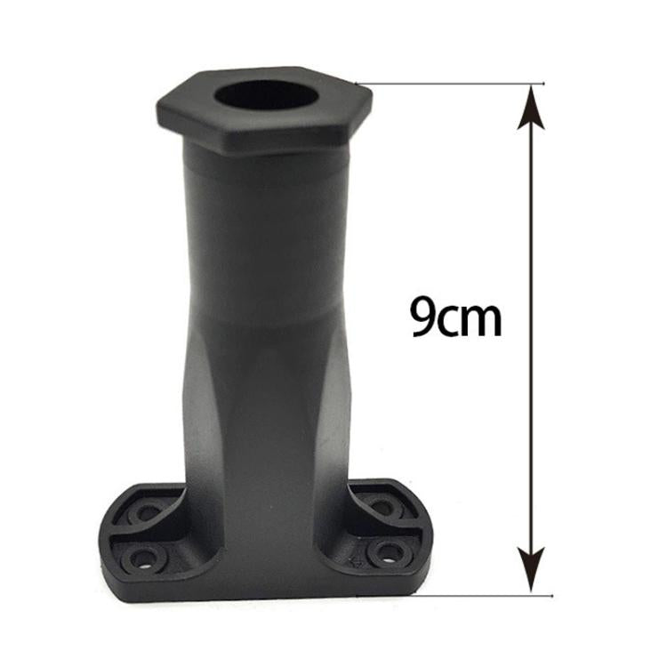 Confezione da 10 pezzi, piedini di supporto in plastica regolabili in altezza da 9 a 16 cm per mobili e telai di letti, staffe di supporto per travi.