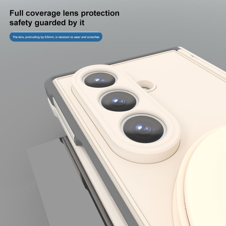 Custodia per telefono con supporto magnetico girevole a 360°, piacevole al tatto., For Samsung Galaxy Z Fold7 5G