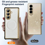Custodia per telefono magnetica in TPU delicata sulla pelle + ecopelle, For Samsung Galaxy Z Fold7 5G