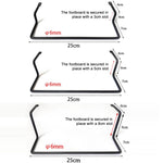 Confezione da 10 strisce antiscivolo per sponde di protezione del materasso, per prevenire lo spostamento del materasso. Accessori per mobili., 3mm, 5cm, 8cm