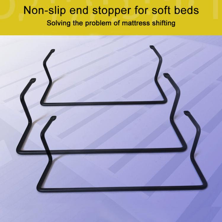 Confezione da 10 strisce antiscivolo per sponde di protezione del materasso, per prevenire lo spostamento del materasso. Accessori per mobili., 3mm, 5cm, 8cm